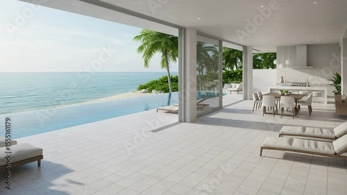 Luxury Villa With Ocean View and Infinity Pool on Tropical Island
