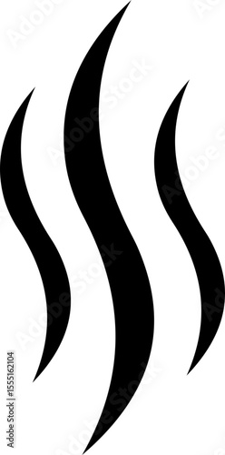 Aromas vaporize icon trendy flat hand drawn line comic doodle. Smells vector, hot aroma air fragrance , stink or cooking steam symbols, smelling or vapor, smoking or odors. cloud or wind silhouette.