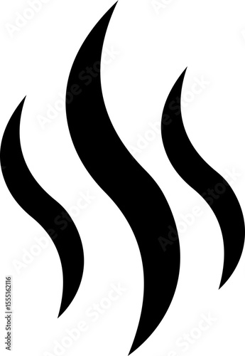 Aromas vaporize icon trendy flat hand drawn line comic doodle. Smells vector, hot aroma air fragrance , stink or cooking steam symbols, smelling or vapor, smoking or odors. cloud or wind silhouette.