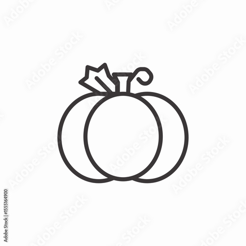 classic halloween pumpkin icon sign vector