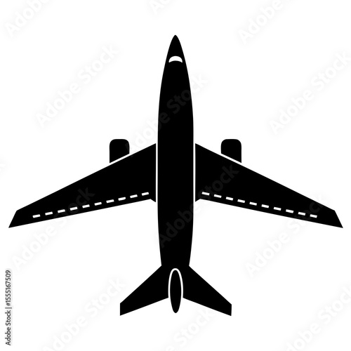 airplane isolated on white background