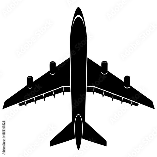 vector illustration of a plane