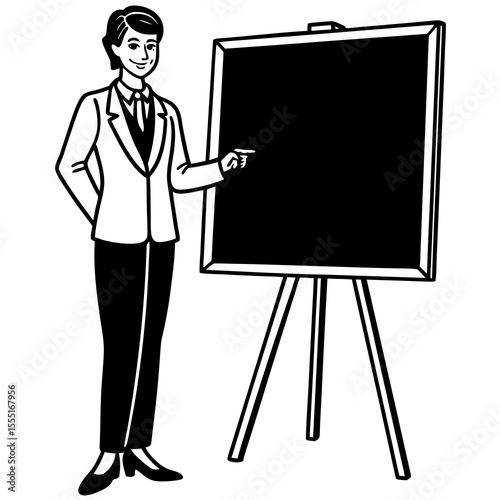 man with board