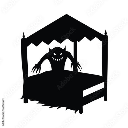 Old tombstone vector silhouette