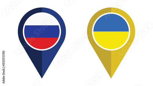 Illustration Vector Featuring Russia and Ukraine Identity Free Download Illustration Vector Featuring Russia and Ukraine Identity - GFXLoad