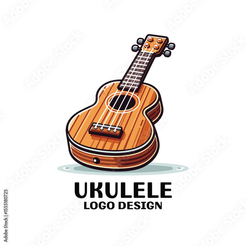 Ukulele Vector Logo Design