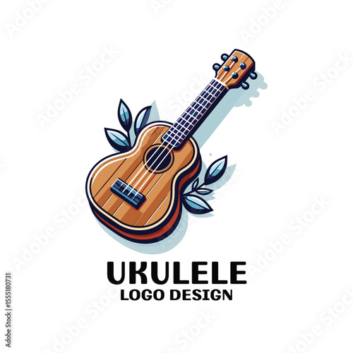 Ukulele Vector Logo Design