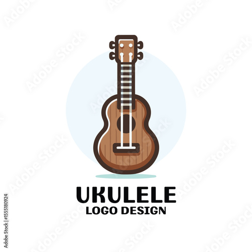 Ukulele Vector Logo Design