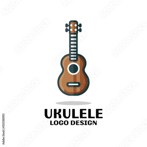Ukulele Vector Logo Design