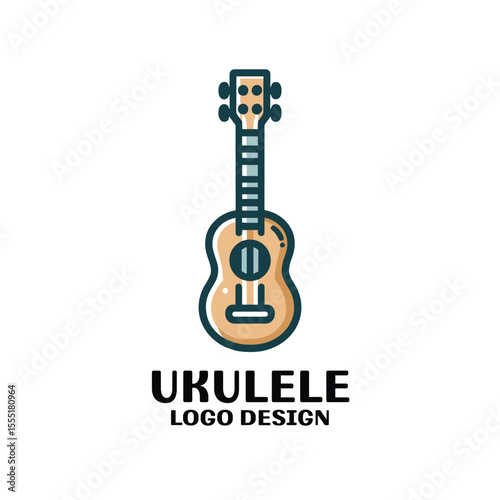 Ukulele Vector Logo Design