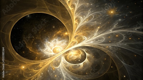 abstract composition of a space based plasma design