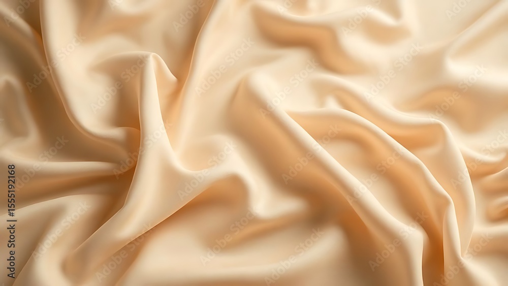 Obraz premium Flowing Silk Fabric Waves texture draped