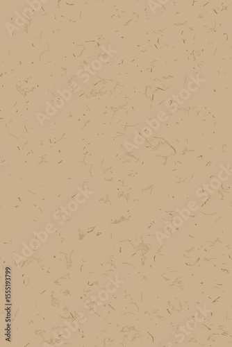 Natural Raw Kraft Paper Texture Background. Seamless Rough Recycled Cardboard Surface. Eco-Friendly Organic Material for Creative Projects, Packaging, Scrapbooking, Design Mockup. Vector Illustration