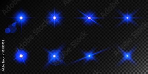 Lens Flare, light glow effect. sun or realistic shining star with backlight effect.
bokeh glitter and sparkles or sparkles on transparent background.