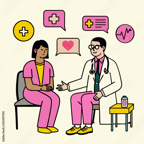 man and woman doctor