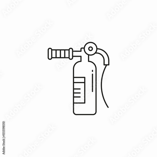 fire extinguisher tool icon sign vector