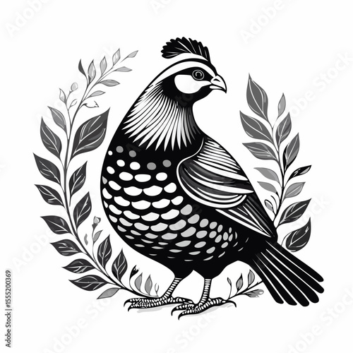 Bild auf Leinwand Partridge bird