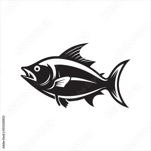 basa fish vector art illustration