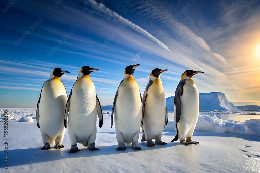 Obraz premium King Penguin Closeup Regal Survey Antarctic