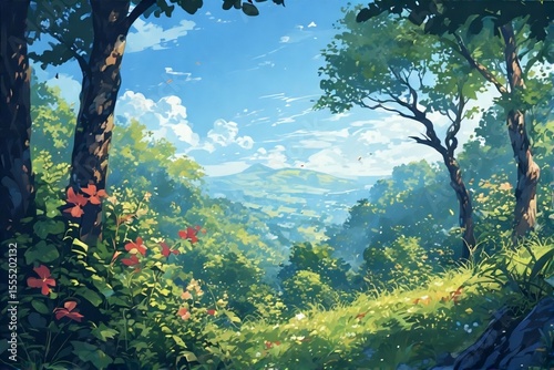 The beauty of the light, the view, the mountains and the sea.