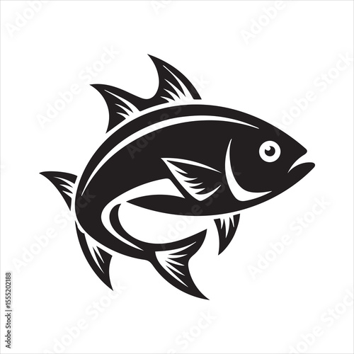 basa fish vector art illustration