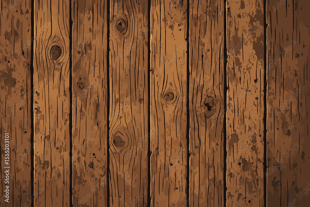 Rustic wooden planks texture background. Grunge aged timber boards seamless pattern. Vintage natural woodgrain surface for design, banner, wallpaper, backdrop, creative projects. Vector illustration Rustic wooden planks texture background. Grunge aged timber boards seamless pattern. Vintage natural woodgrain surface for design, banner, wallpaper, backdrop, creative projects. Vector illustration