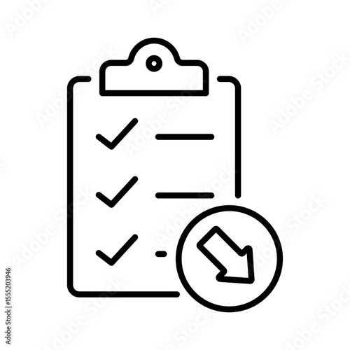 Download file and clipboard icon