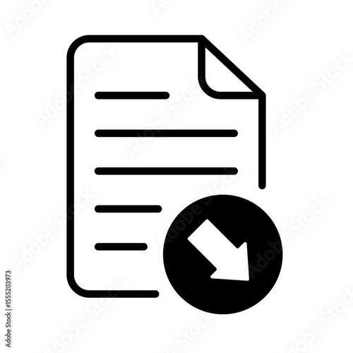 Download file and clipboard icon