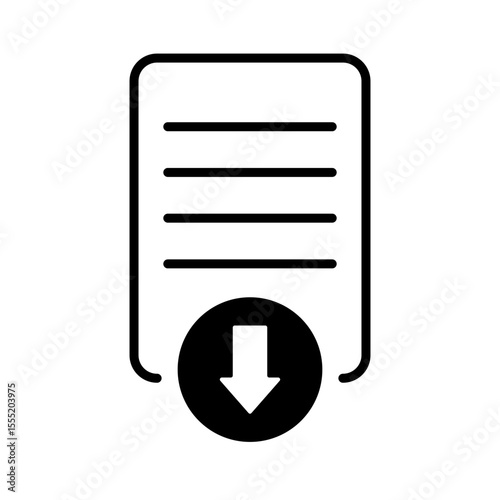 Download file and clipboard icon