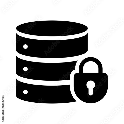 Data security and protection icon