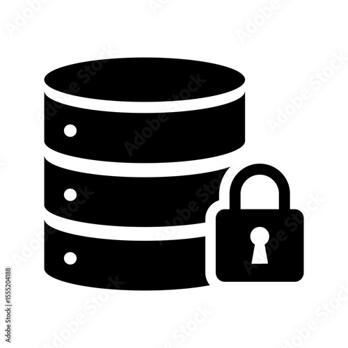 Data security and protection icon