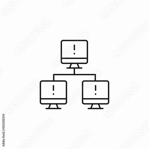 network error alert icon sign vector