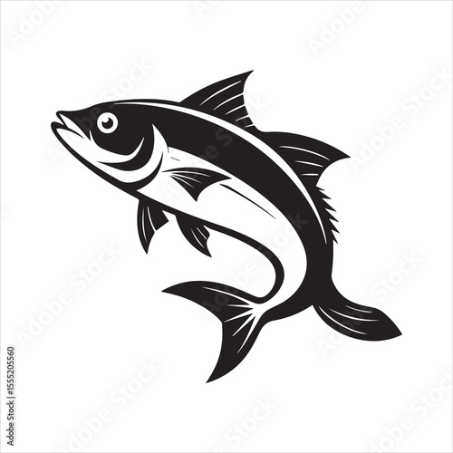 basa fish vector art illustration
