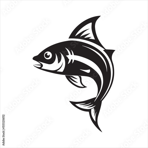 basa fish vector art illustration