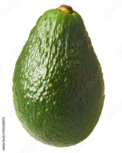Isolated Avocado Seed. Tropical Fruit Rich in Vitamins with a Healthy Appeal and Distinct Taste