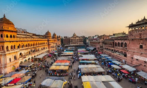 immersed in the morning chaos of bangalore's market scene
