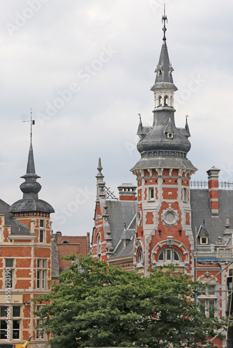 Historic buildings in Leuven, Belgium	