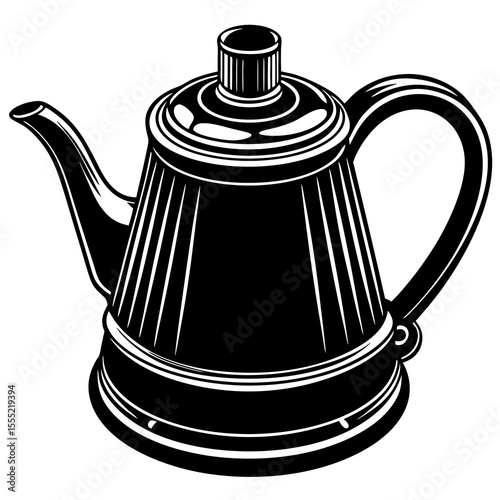teapot isolated on white background