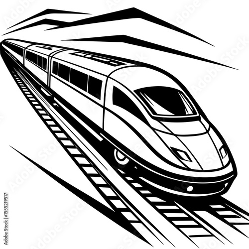 fast train vector