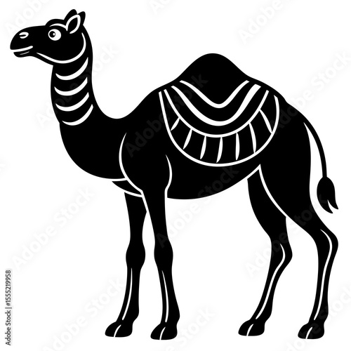 camel in the desert