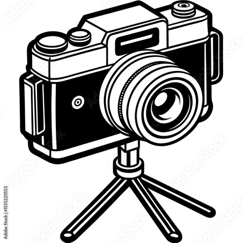 vintage photo camera