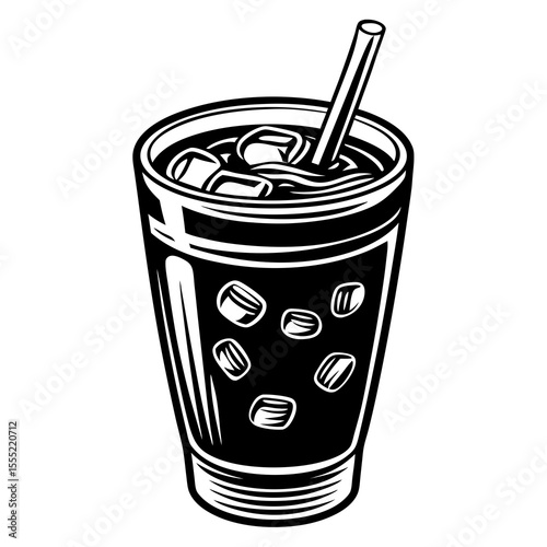 cola with ice