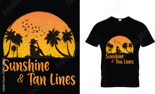 Sunshine and Tan Lines T-shirt 