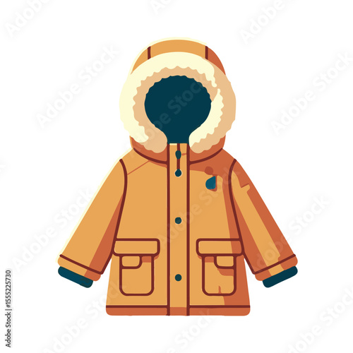 
parka clothing illustration design