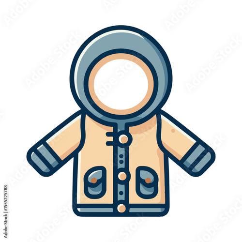 
parka clothing illustration design