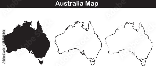  Australia Map Outline