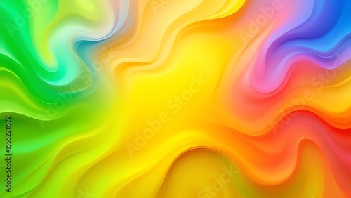 Vibrant flowing colors abstract background bright