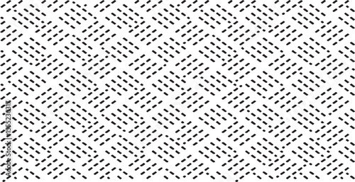 Monochrome texture composed of irregular graphic elements. Distressed uneven grunge background. Abstract vector illustration. Overlay for interesting effect and depth. Isolated on white background.
