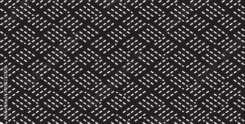 Monochrome texture composed of irregular graphic elements. Distressed uneven grunge background. Abstract vector illustration. Overlay for interesting effect and depth. Isolated on white background.