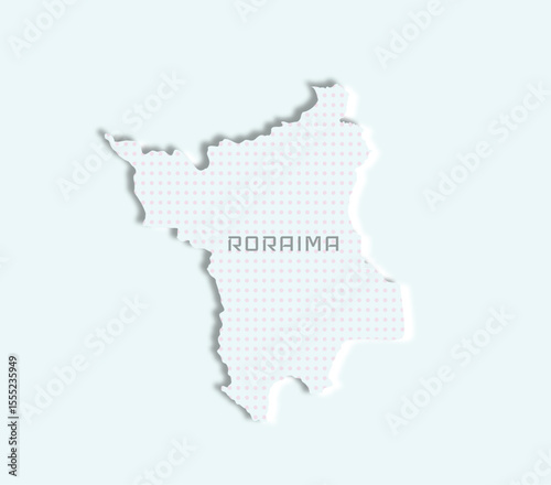 Explore the Peaks of Roraima 🏔️🌄 Neumorphic map of Boa Vista and Mount Roraima. Ideal for adventure, travel, or nature-themed branding!